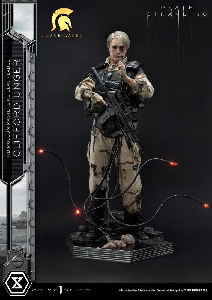 Death Stranding Statue 1/2 Clifford Unger Black Label 103 Cm - Amuzzi