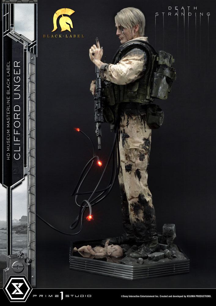 Death Stranding Statue 1/2 Clifford Unger Black Label 103 Cm - Amuzzi