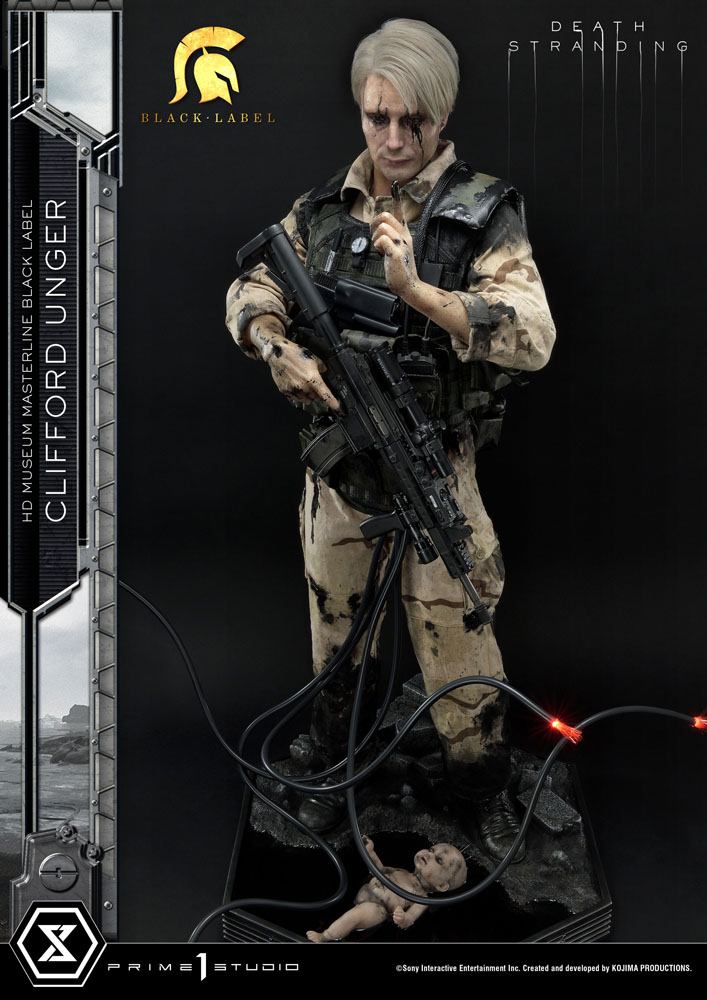 Death Stranding Statue 1/2 Clifford Unger Black Label 103 Cm - Amuzzi