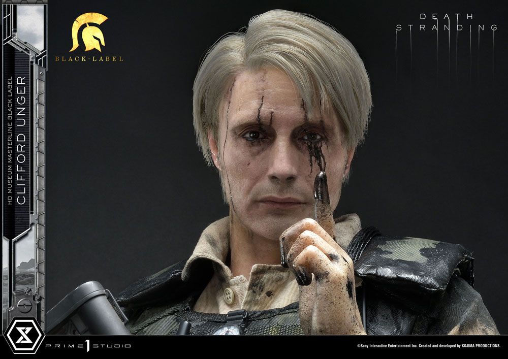 Death Stranding Statue 1/2 Clifford Unger Black Label 103 Cm - Amuzzi