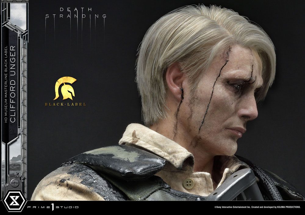 Death Stranding Statue 1/2 Clifford Unger Black Label 103 Cm - Amuzzi