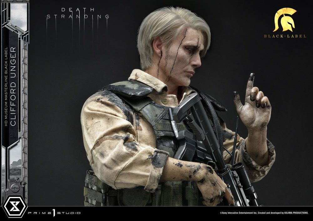 Death Stranding Statue 1/2 Clifford Unger Black Label 103 Cm - Amuzzi