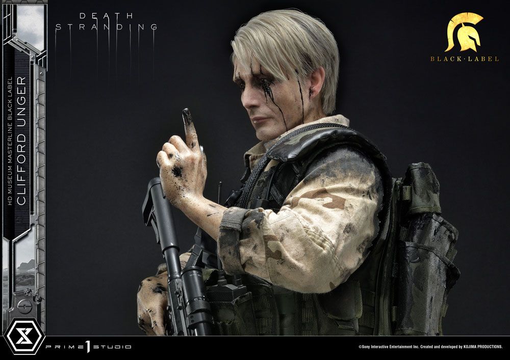 Death Stranding Statue 1/2 Clifford Unger Black Label 103 Cm - Amuzzi