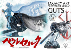 Berserk Legacy Art "Kentarou Miura" Statue 1/4 Guts 74 cm 4582647124531