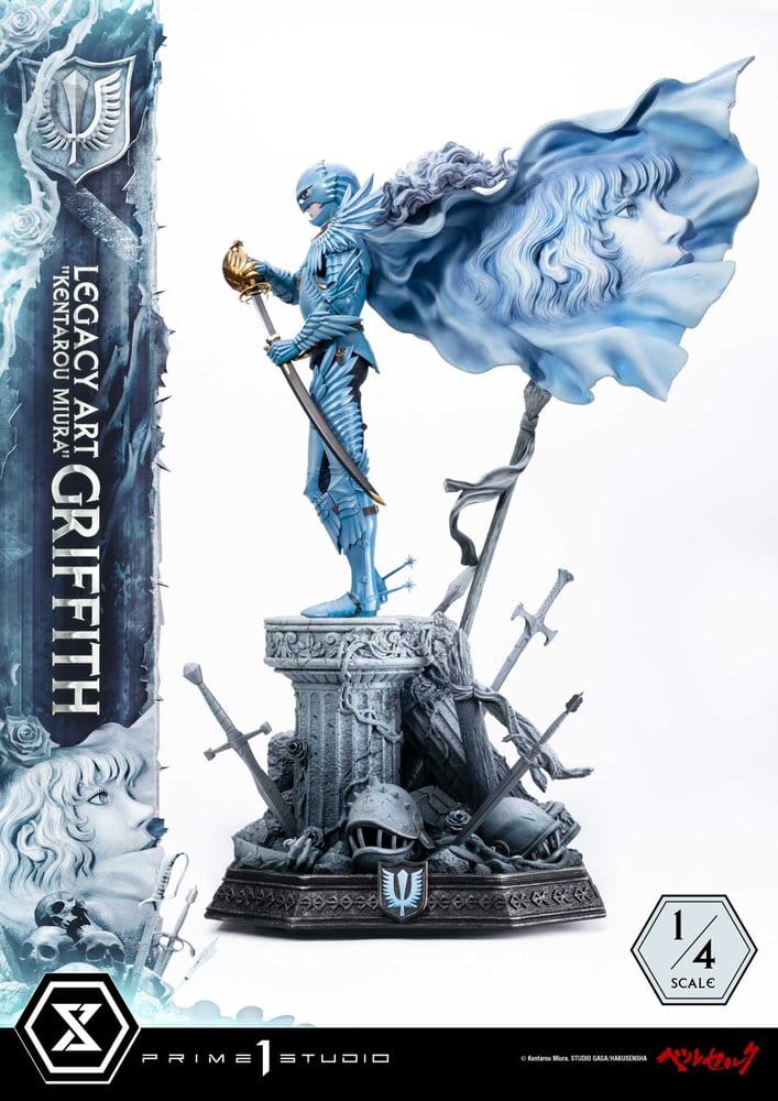 Berserk Legacy Art "Kentarou Miura" Statue 1/4 Griffith 93 cm 4582647124555