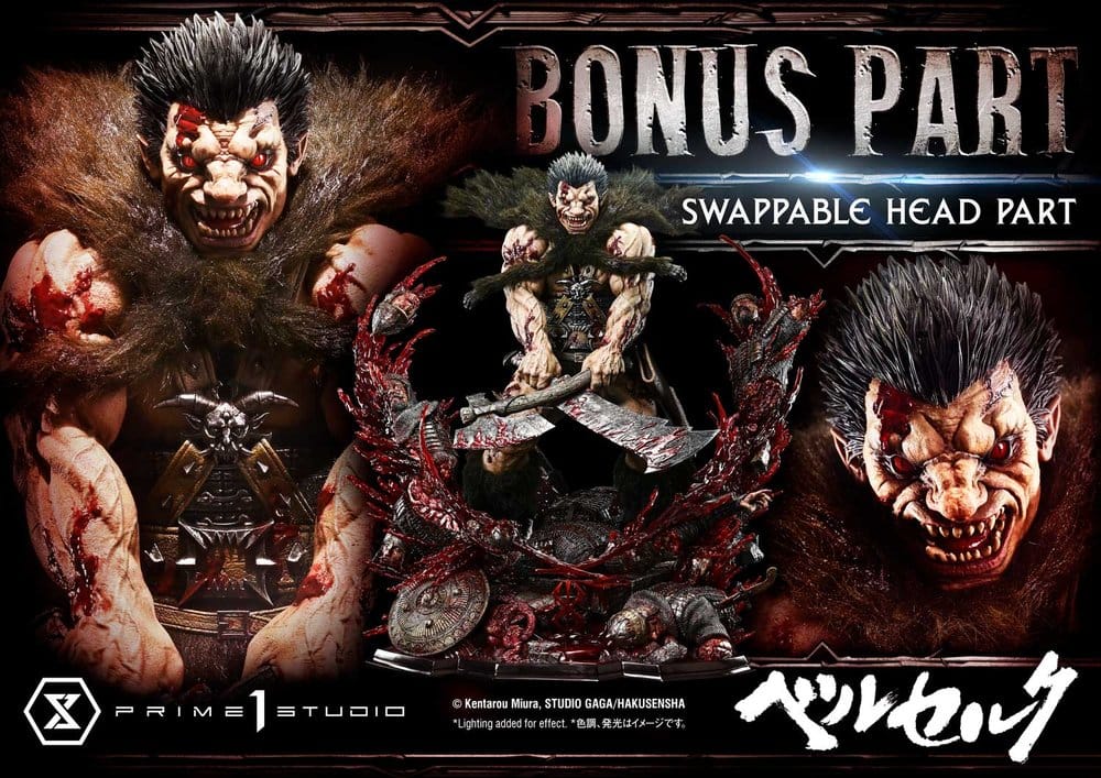 Berserk Legacy Art "Kentarou Miura" Statue 1/4 Zodd DX Bonus Version 88 cm 4582647125422