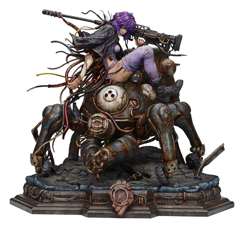 Ghost in the Shell Stand Alone Complex The Legend of Beauty and the Beast Statue 1/4 Motoko Kusanagi & Tachikoma Character color Art by Entei Ryu 53 cmGhost in the Shell Stand Alone Complex The Legend of Beauty and the Beast Estatua 1/4 Motoko Kusanagi &  4582647123909