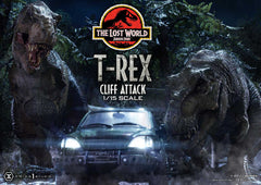 Jurassic World: The Lost World Statue 1/15 T-Rex Cliff Attack 53 cm 4582647121004