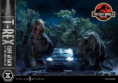 Jurassic World: The Lost World Statue 1/15 T-Rex Cliff Attack Bonus Version 53 cm 4582647121011