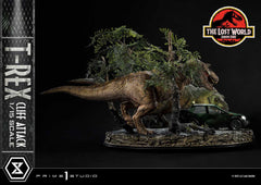 Jurassic World: The Lost World Statue 1/15 T-Rex Cliff Attack Bonus Version 53 cm 4582647121011