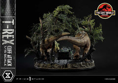Jurassic World: The Lost World Statue 1/15 T-Rex Cliff Attack Bonus Version 53 cm 4582647121011