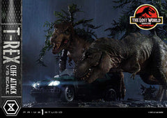 Jurassic World: The Lost World Statue 1/15 T-Rex Cliff Attack Bonus Version 53 cm 4582647121011