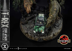 Jurassic World: The Lost World Statue 1/15 T-Rex Cliff Attack Bonus Version 53 cm 4582647121011