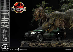 Jurassic World: The Lost World Statue 1/15 T-Rex Cliff Attack Bonus Version 53 cm 4582647121011