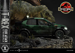 Jurassic World: The Lost World Statue 1/15 T-Rex Cliff Attack Bonus Version 53 cm 4582647121011