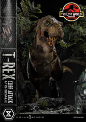 Jurassic World: The Lost World Statue 1/15 T-Rex Cliff Attack Bonus Version 53 cm 4582647121011