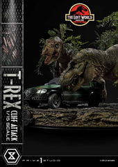 Jurassic World: The Lost World Statue 1/15 T-Rex Cliff Attack Bonus Version 53 cm 4582647121011