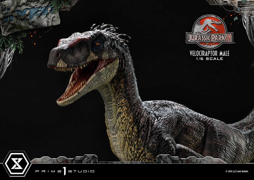 Jurassic Park III Legacy Museum Collection Statue 1/6 Velociraptor Male 40 cm 4580708048857