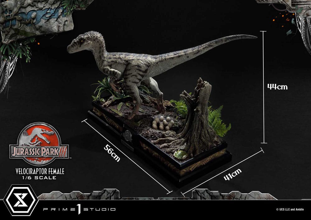 Jurassic Park III Legacy Museum Collection Statue 1/6 Velociraptor Female Bonus Version 44 cm 4580708049038