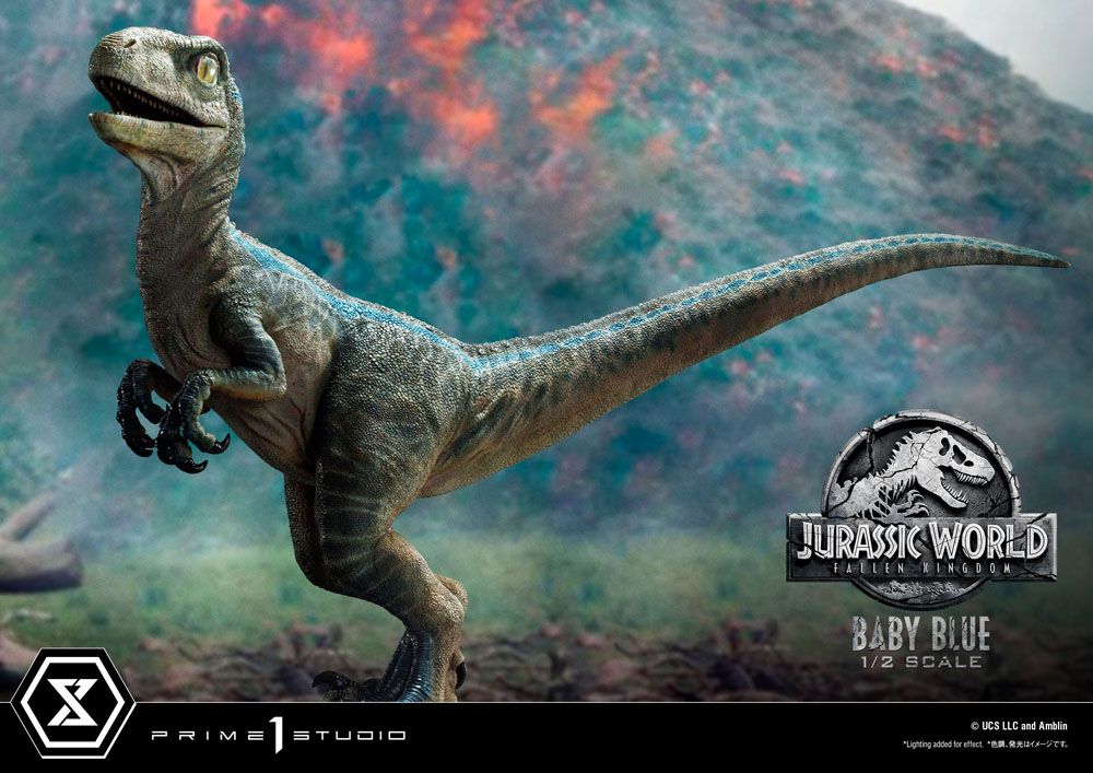 Jurassic World: Fallen Kingdom Prime Collectibles Statue 1/2 Baby Blue 34 cm 4580708035994