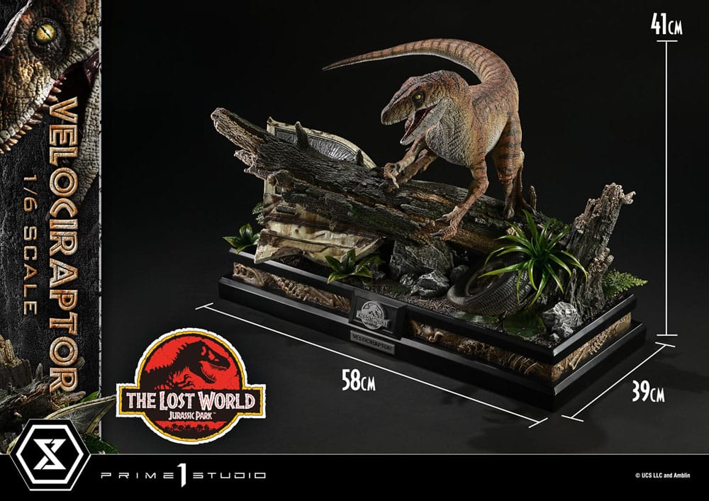 Jurassic Park II Legacy Museum Collection Statue 1/6 Velociraptor 41 cm  4582647122681