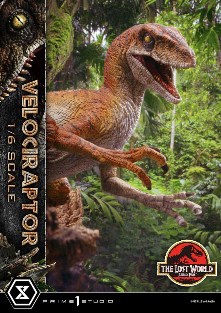 Jurassic Park II Legacy Museum Collection Statue 1/6 Velociraptor 41 cm  4582647122681