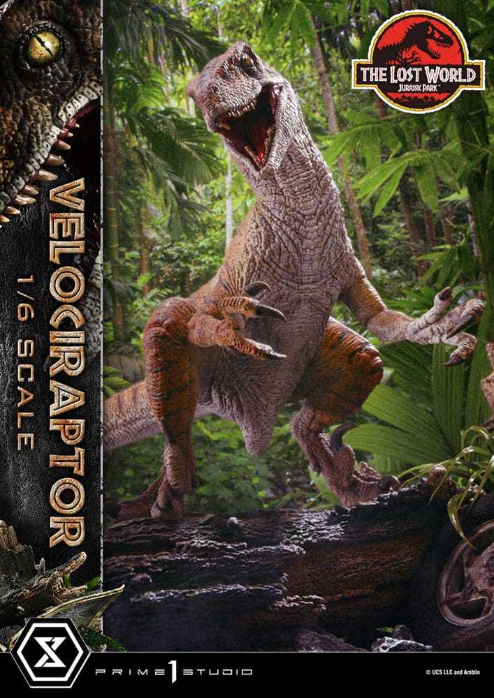 Jurassic Park II Legacy Museum Collection Statue 1/6 Velociraptor 41 cm  4582647122681