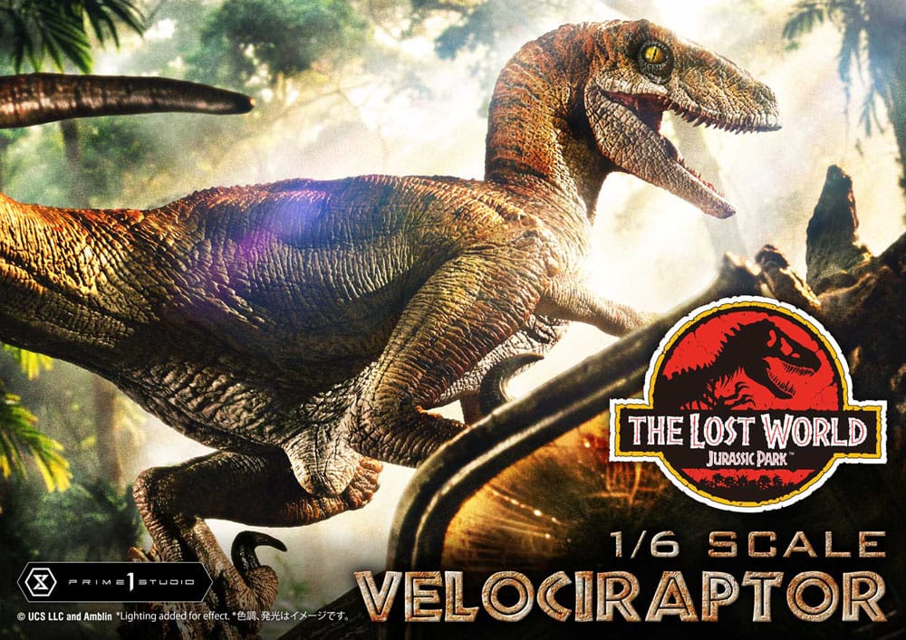 Jurassic Park II Legacy Museum Collection Statue 1/6 Velociraptor Bonus Version 41 cm 4582647122698