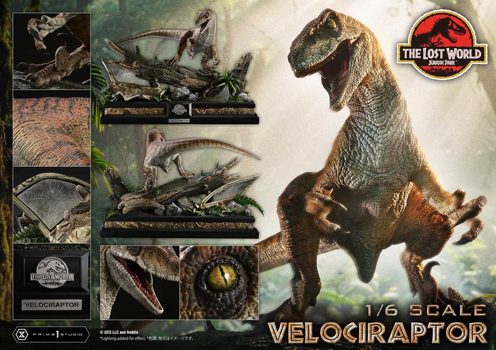 Jurassic Park II Legacy Museum Collection Statue 1/6 Velociraptor Bonus Version 41 cm 4582647122698