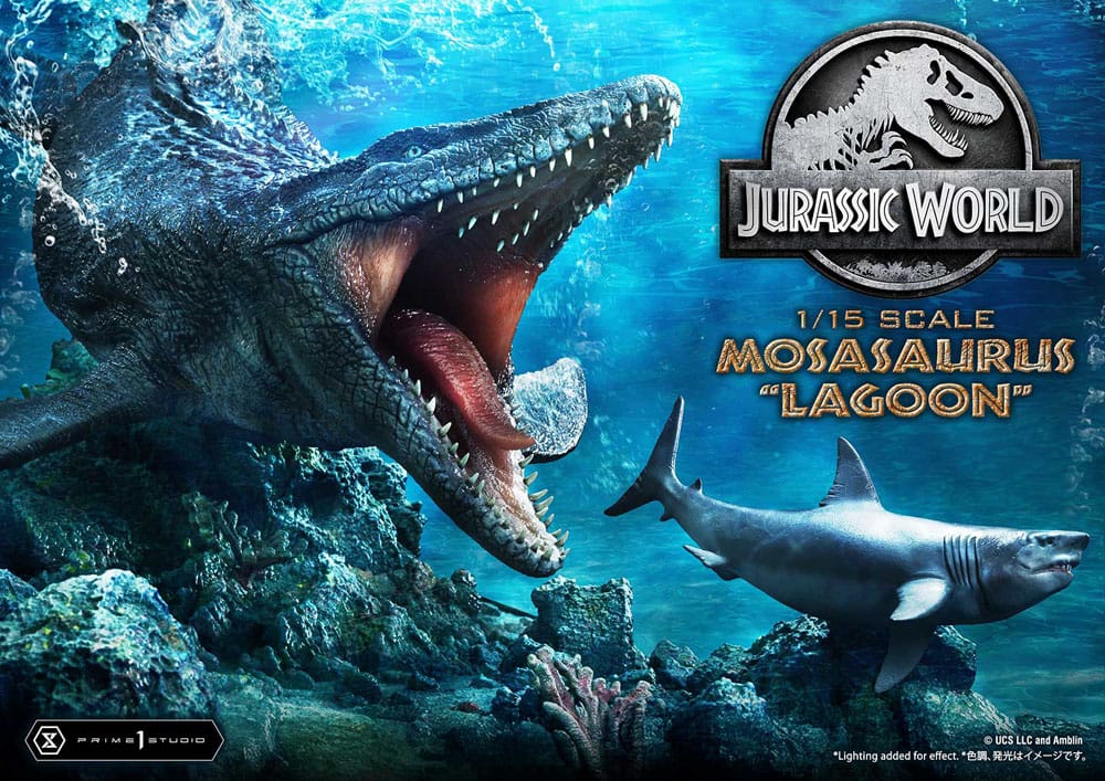 Jurassic World Legacy Museum Collection Statue 1/15 Mosasaurus "Lagoon" Bonus Version 57 cm  4582647122797