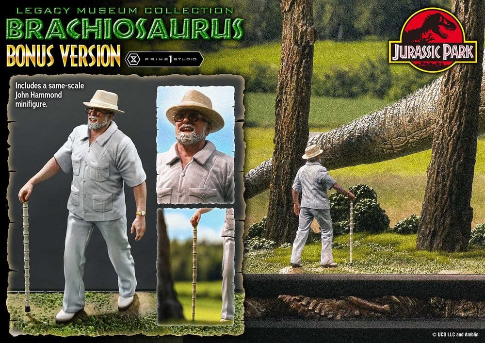 Jurassic Park (Film) Legacy Museum Collection Statue 1/15 Brachiosaurus Bonus Version 128 cm 4582647125767
