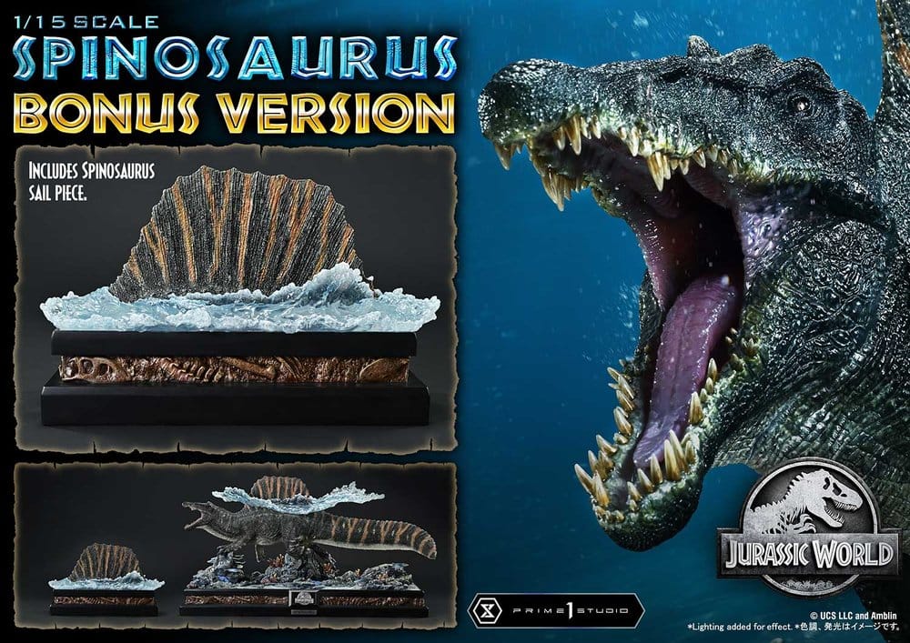 Jurassic World Rebirth (Film) Legacy Museum Collection Statue 1/15 Spinosaurus Bonus Version 39 cm 4582647124258