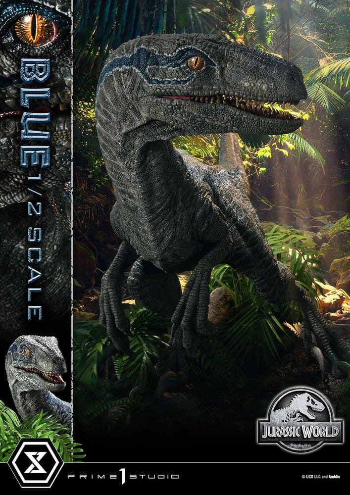 Jurassic World: Fallen Kingdom (Film) Legacy Museum Collection Statue 1/2 Blue 88 cm  4582647124005