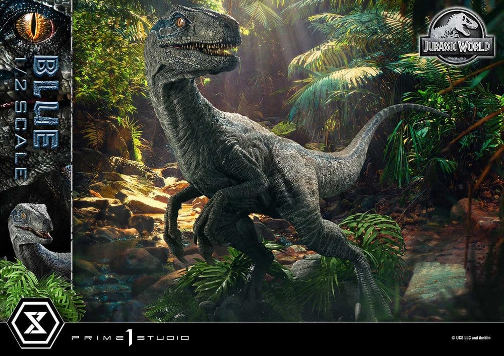 Jurassic World: Fallen Kingdom (Film) Legacy Museum Collection Statue 1/2 Blue 88 cm  4582647124005
