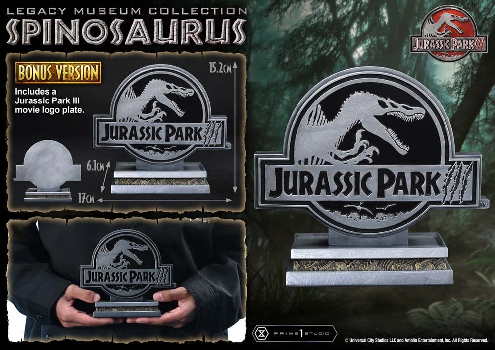 Jurassic Park Legacy Museum Collection Statue 1/6 Spinosaurus Bonus Version 134 cm 4582647125347
