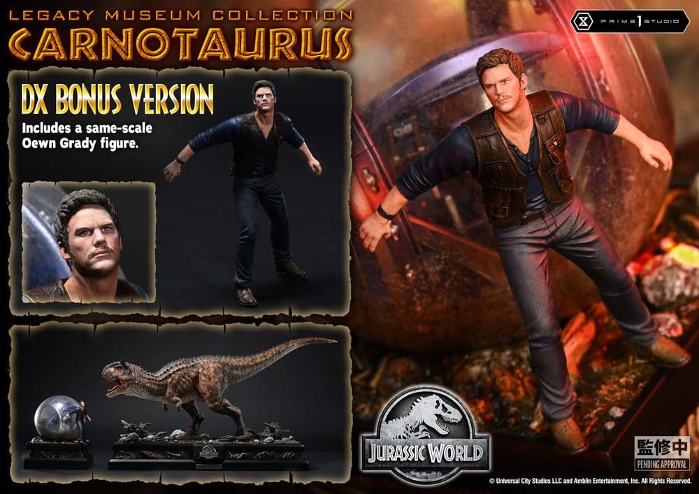 Jurassic World: Fallen Kingdom Legacy Museum Collection Statue 1/15 Carnotaurus DX Bonus 38 cm 4582647125835