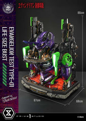 Neon Genesis Evangelion Life Size Bust 1/1 Test Type-01 (Concept by Josh Nizzi) Bonus Ver. 86 cm  4582647121820