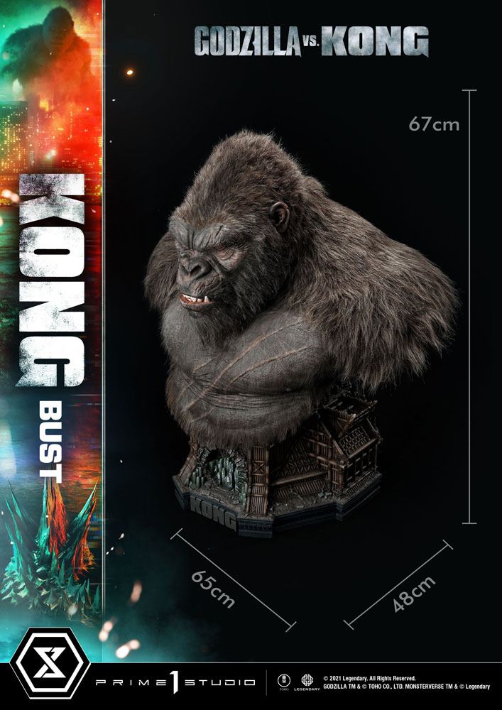 Godzilla Vs Kong Bust Kong 67 Cm - Amuzzi