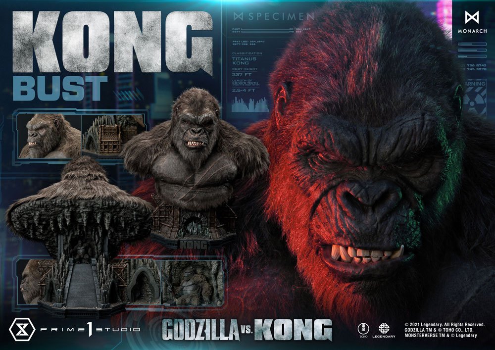 Godzilla Vs Kong Bust Kong 67 Cm - Amuzzi