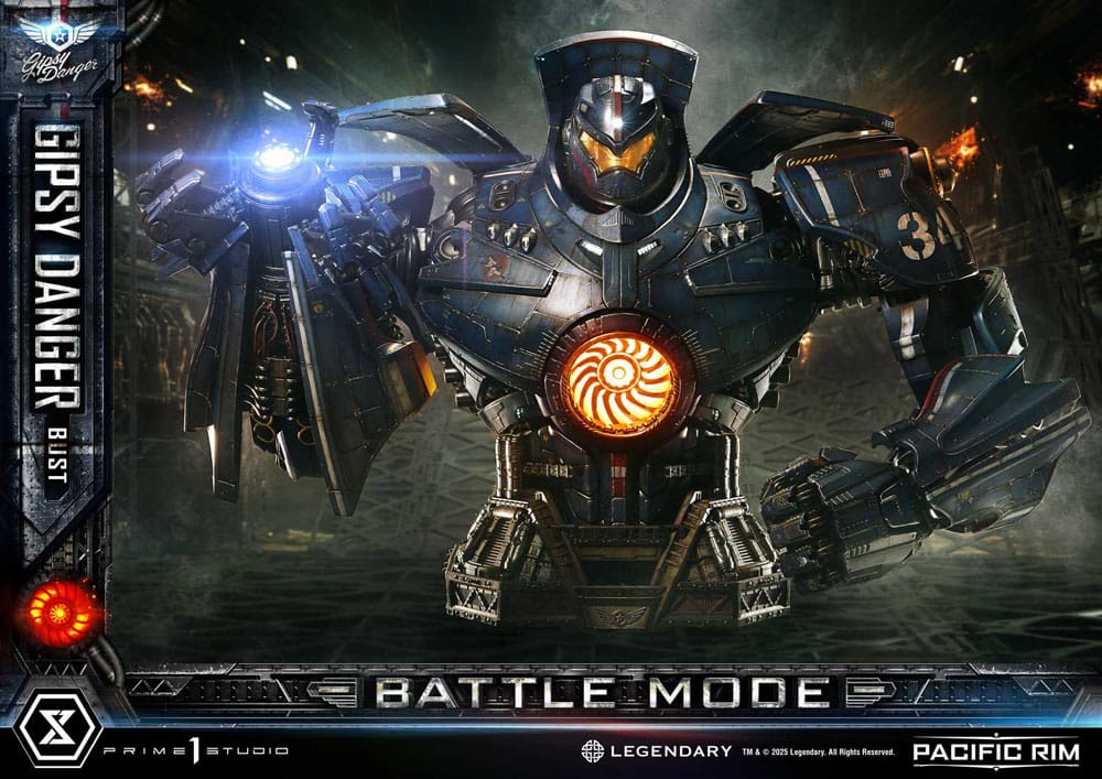 Pacific Rim Life Size Bust 1/1 Gipsy Danger Battle Mode 75 cm 4582647121738