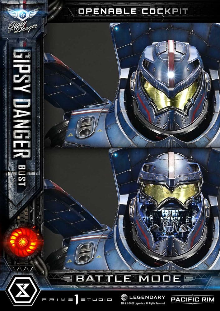 Pacific Rim Life Size Bust 1/1 Gipsy Danger Battle Mode 75 cm 4582647121738