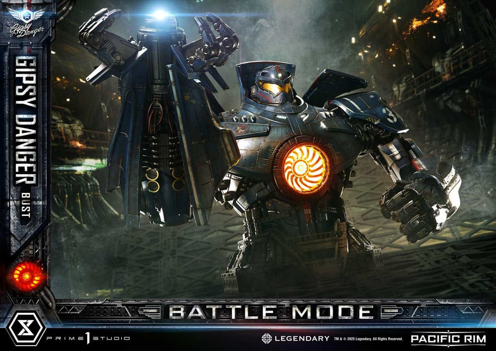 Pacific Rim Life Size Bust 1/1 Gipsy Danger Battle Mode 75 cm 4582647121738