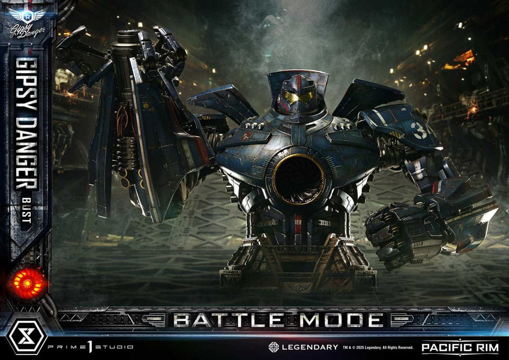 Pacific Rim Life Size Bust 1/1 Gipsy Danger Battle Mode 75 cm 4582647121738