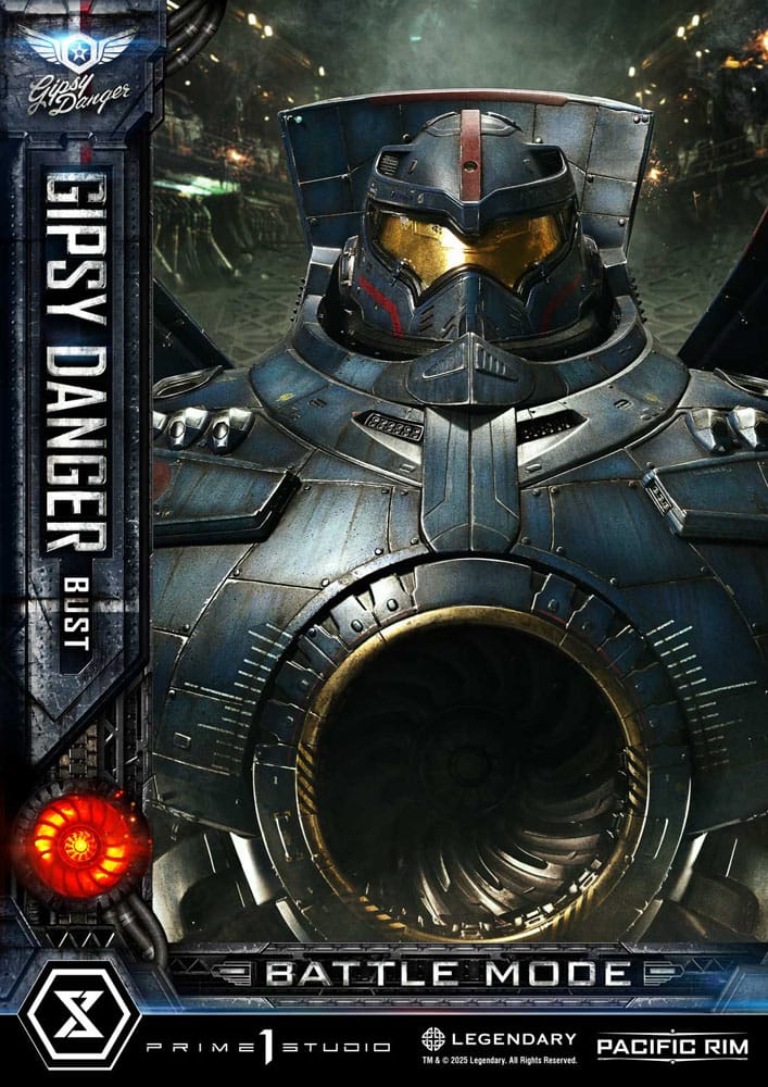 Pacific Rim Life Size Bust 1/1 Gipsy Danger Battle Mode 75 cm 4582647121738