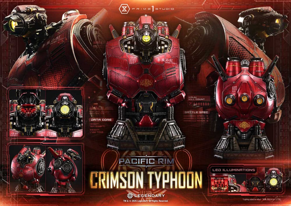 Pacific Rim Life Size Bust 1/1 Crimson Typhoon 73 cm      4582647121912