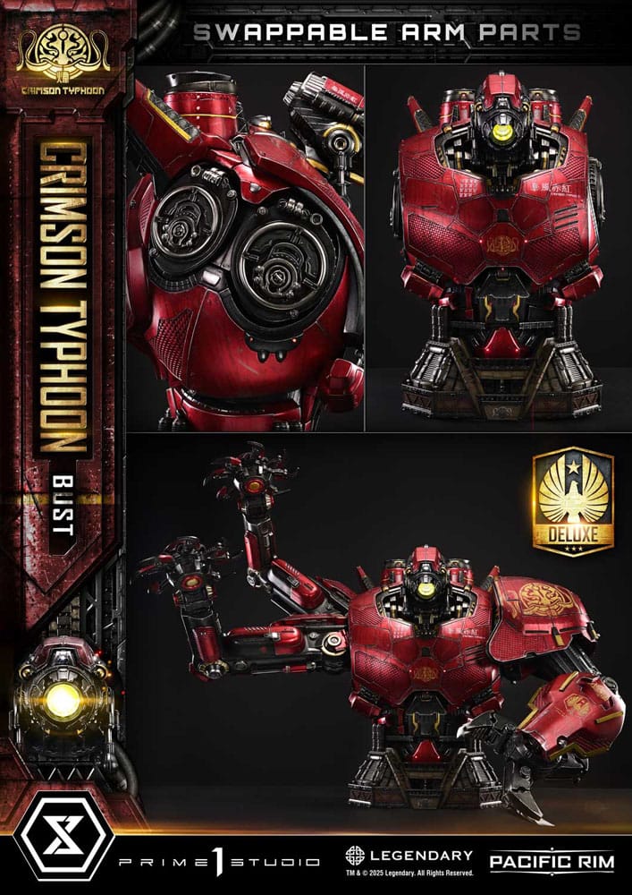 Pacific Rim Life Size Bust 1/1 Crimson Typhoon Deluxe Version 103 cm 4582647121929