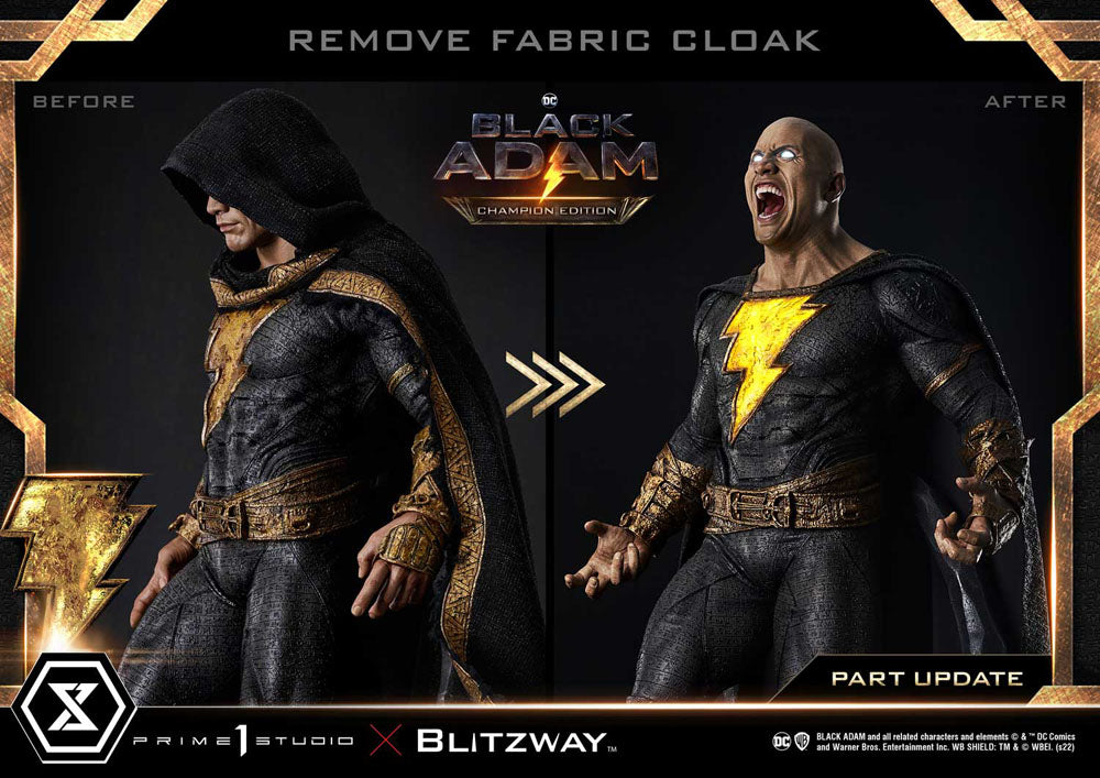 Black Adam Museum Masterline Statue 1/3 Black 4580708042480