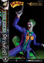 DC Comics Statue 1/3 The Joker Say Cheese Deluxe Bonus Version 99 cm 4580708035123