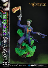 DC Comics Statue 1/3 The Joker Say Cheese Deluxe Bonus Version 99 cm 4580708035123