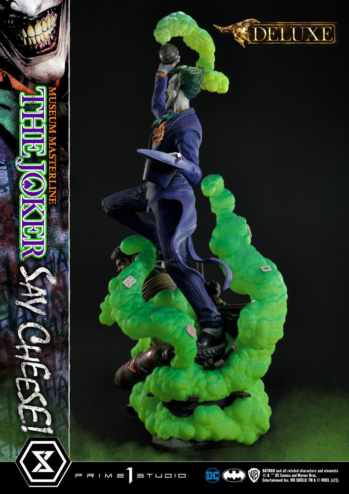 DC Comics Statue 1/3 The Joker Say Cheese Deluxe Bonus Version 99 cm 4580708035123